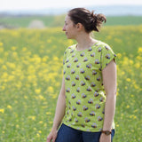 einfaches basic Kinder Shirt nähen mit Schnittmuster - Sewando