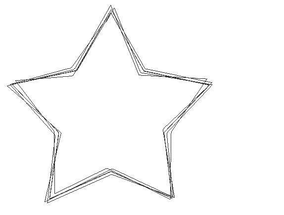 Stickdatei Doodle Stern - Sewando