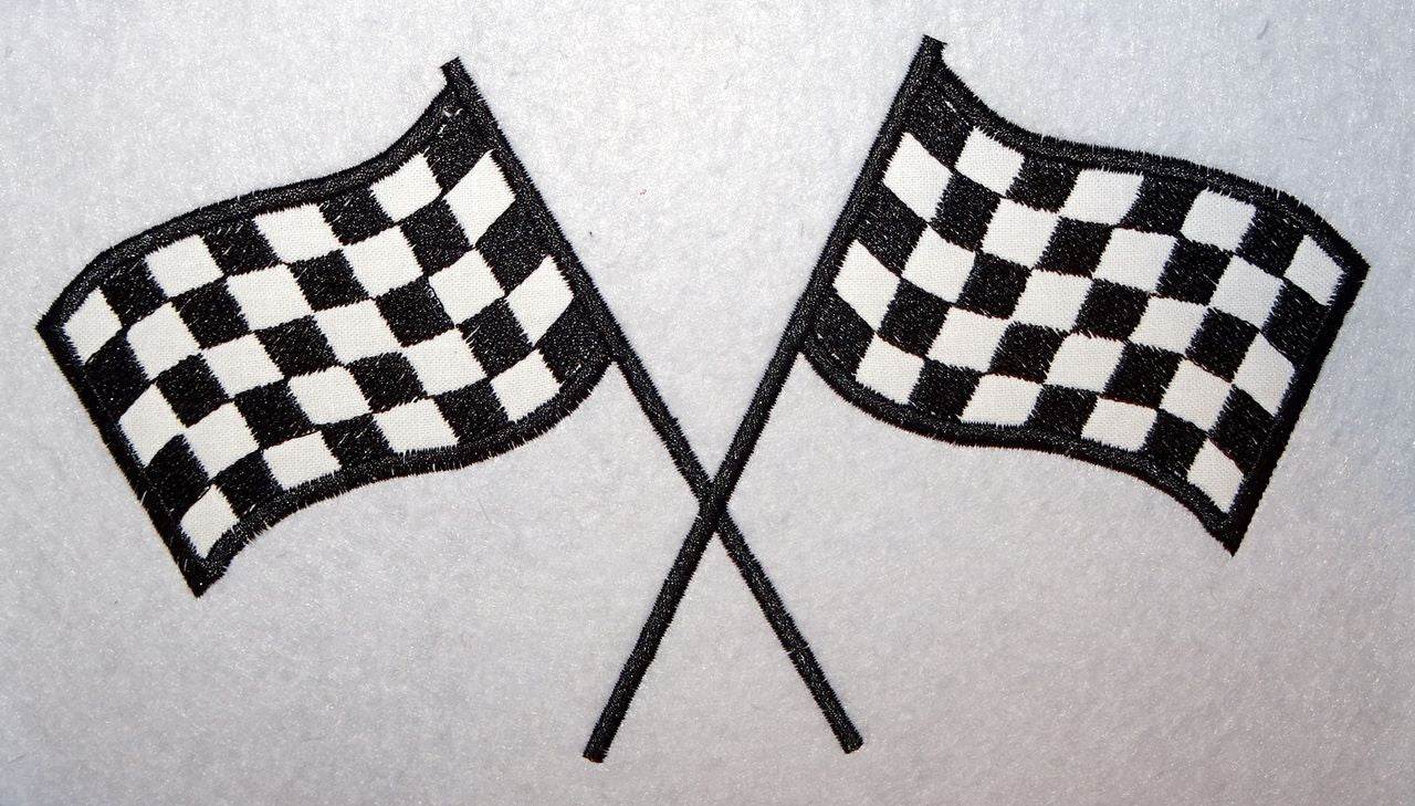 Stickdatei - Zielflagge - Sewando