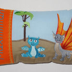 Drachen Kissen ITH Stickdatei - Sewando