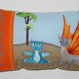 Drachen Kissen ITH Stickdatei - Sewando