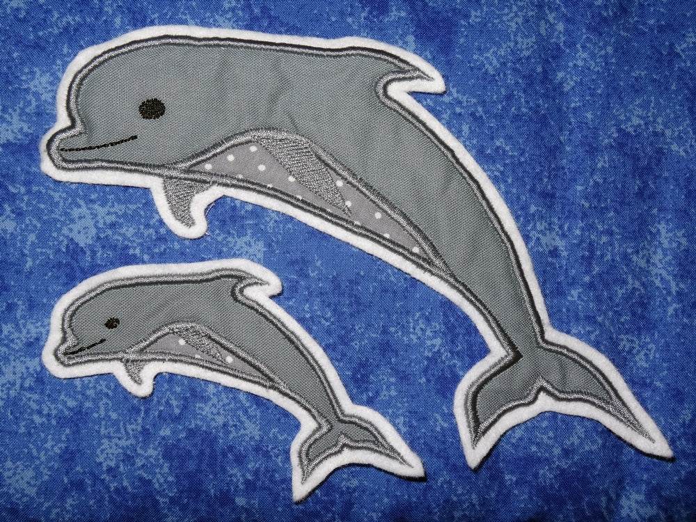 Stickdatei Delfin Delphine - Sewando