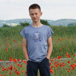 einfaches basic Kinder Shirt nähen mit Schnittmuster - Sewando