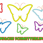 Stickdatei Freebie - einfacher Schmetterling - Sewando
