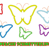Stickdatei Freebie - einfacher Schmetterling - Sewando