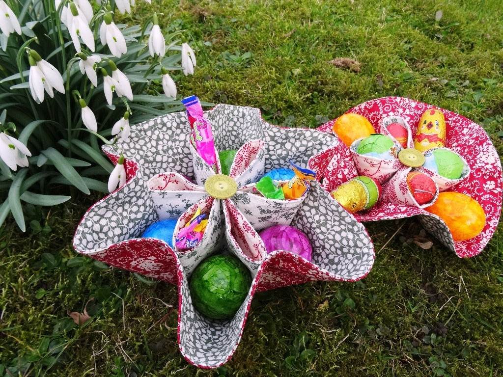 Schnittmuster Eierkörbchen - Osterkörbchen in 2 Größen inkl. Nähanleitung - Sewando