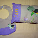 Stickdatei - Schildkroete Kissen und Laetzchen SET ITH - Sewando