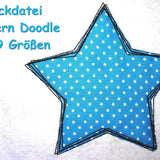 Stickdatei Doodle Stern - Sewando