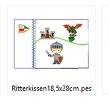 Ritter Kissen ITH Stickdatei - Sewando