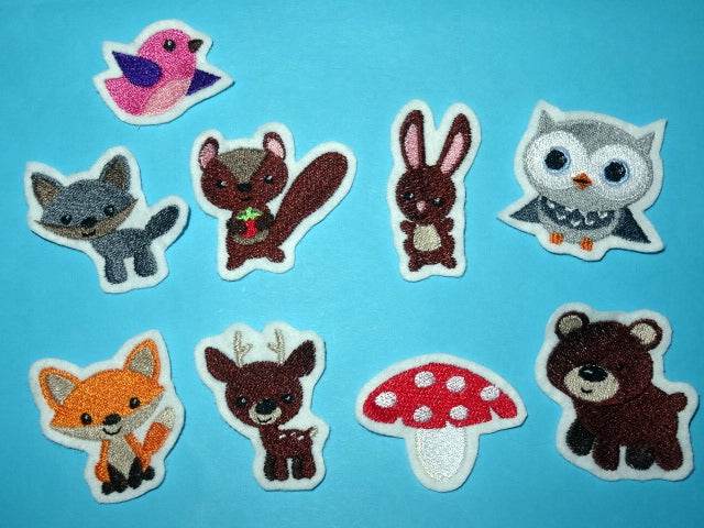 Stickdatei kleine Waldtiere bis 10 cm - Sewando