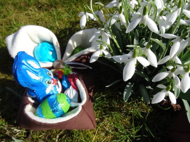 Eierkoerbchen Osterkoerbchen Hase nähen - Sewando