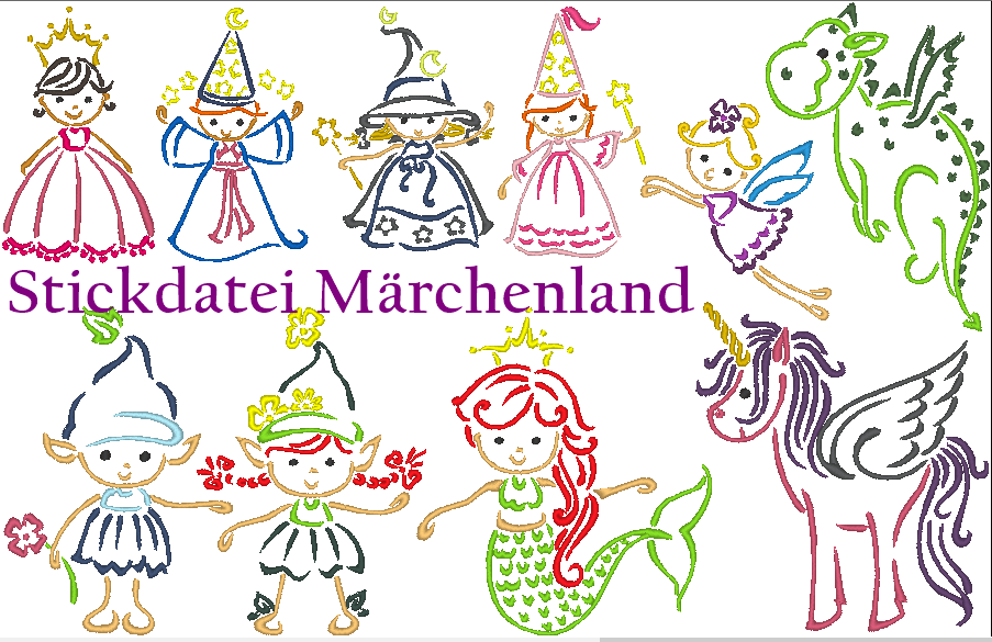 Märchenland Stickdatei - Sewando