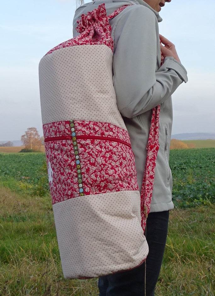 Schnittmuster Sporttasche für Gymnastik / Yoga Matte - Sewando