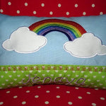 Regenbogen inkl. Kissen ITH Stickdatei - Sewando