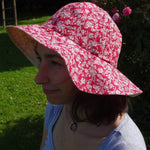 Schnittmmuster Wendehut Mathilda Gr . 42 - 60 Sommerhut Sonnenschutz - Sewando