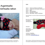 E-Book - Maske Schlafmaske nähen für Anfänger Kühlkissen möglich - Sewando