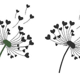 Pusteblumen Stickdatei Pusteblume mit Herz - Sewando