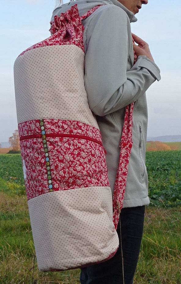 Schnittmuster Sporttasche für Gymnastik / Yoga Matte - Sewando