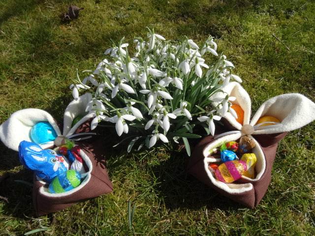 Eierkoerbchen Osterkoerbchen Hase nähen - Sewando