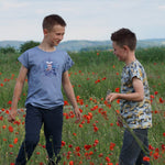 einfaches basic Kinder Shirt nähen mit Schnittmuster - Sewando