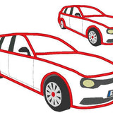 Auto Stickdatei 10cm bis 30cm - Sewando