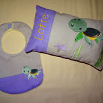 Stickdatei - Schildkroete Kissen und Laetzchen SET ITH - Sewando