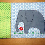 3D Elefant Stickdatei + Doodle inkl. Kissen ITH - Sewando