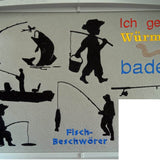 Stickdatei - Angler Angel Angeln Fisch - Sewando