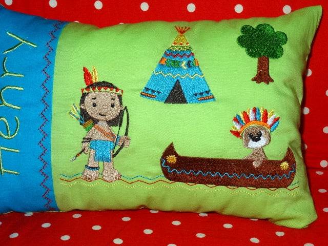 Indianer Mega Set Stickdatei - Sewando