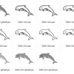 Stickdatei Delfin Delphine - Sewando