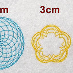 Stickdatei - Zirkel Mandala Mini Blumen 2 bis 4cm Teil 1 - Sewando