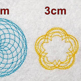 Stickdatei - Zirkel Mandala Mini Blumen 2 bis 4cm Teil 1 - Sewando