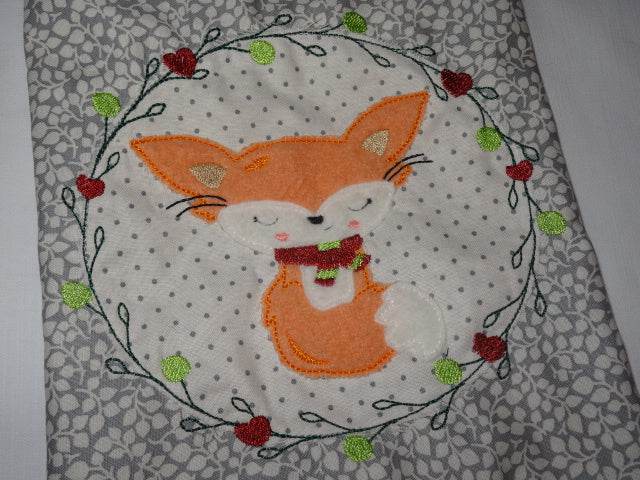 Fuchs Doodle + Geschenkbeutel ITH Stickdatei - Sewando
