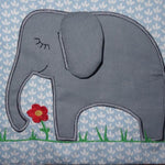 3D Elefant Stickdatei + Doodle inkl. Kissen ITH - Sewando
