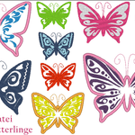 Schmetterling Stickdatei MEGA SET - Sewando