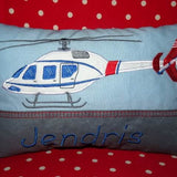 Hubschrauber Stickdatei inkl. Kissen ITH - Sewando