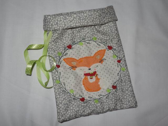 Fuchs Doodle + Geschenkbeutel ITH Stickdatei - Sewando