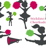 Cheerleader Stickdatei - Sewando