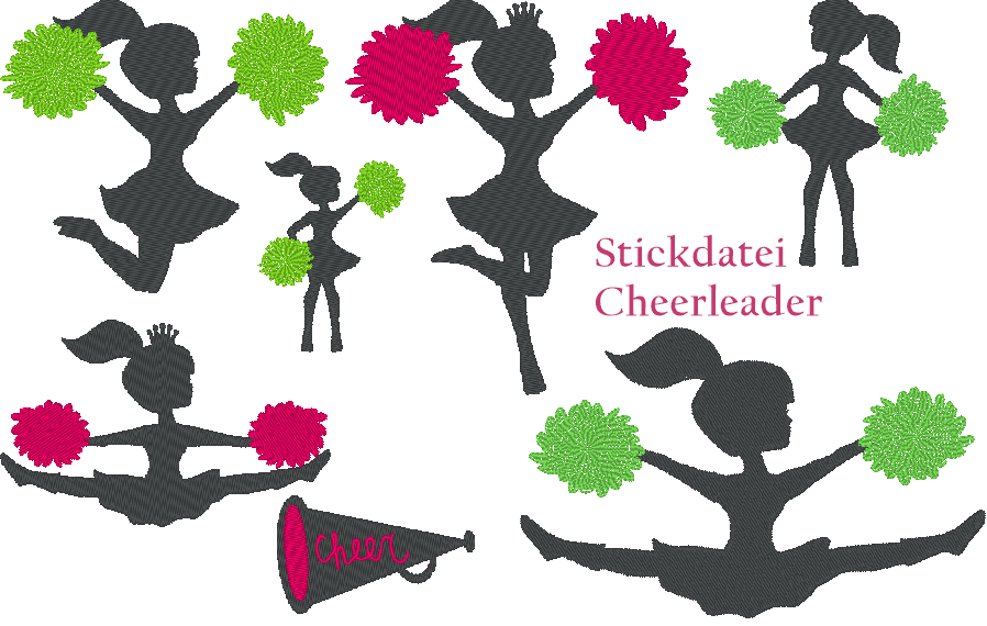 Cheerleader Stickdatei - Sewando