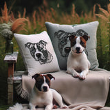 Stickdatei Staffordshire Bull Terrier "Rachel" - realistisch - FÜR HELLE STOFFE