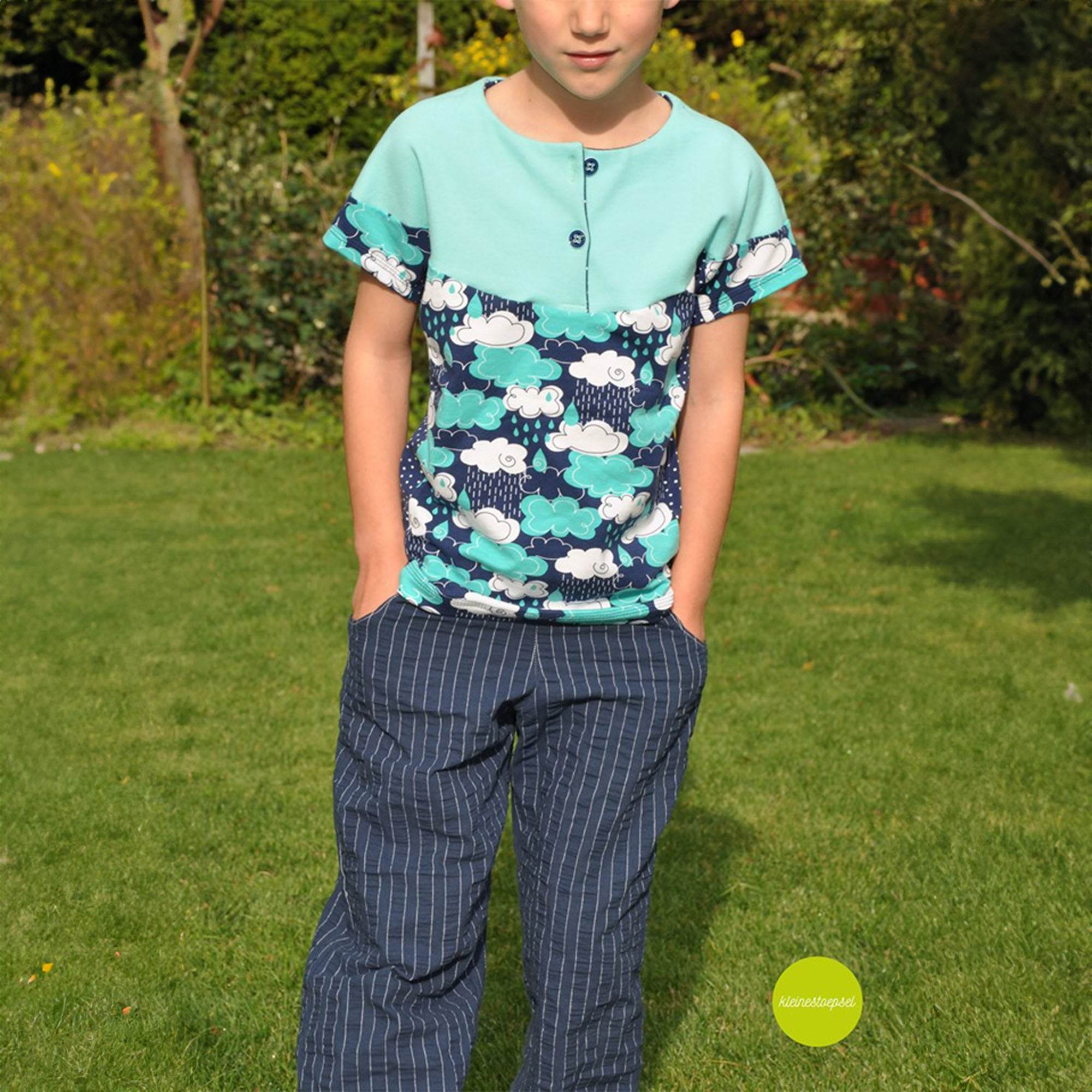 Schnittmuster Kindershirt Sari - Größe 80 - 164 - Sewando