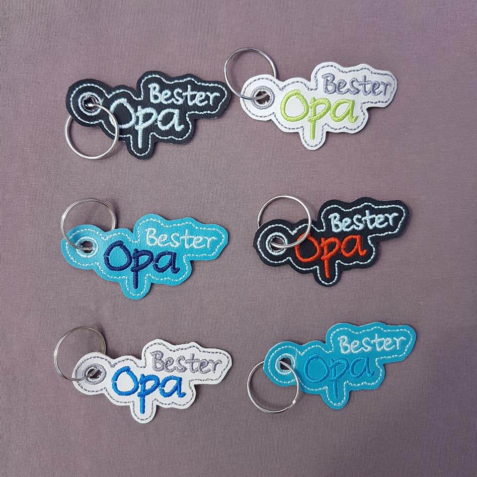 Stickdatei - Anhänger Beste Oma / Bester Opa - Sewando