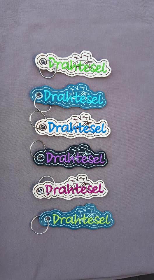 Stickdatei Schlüsselanhänger - Fahrrad & Drahtesel - Sewando