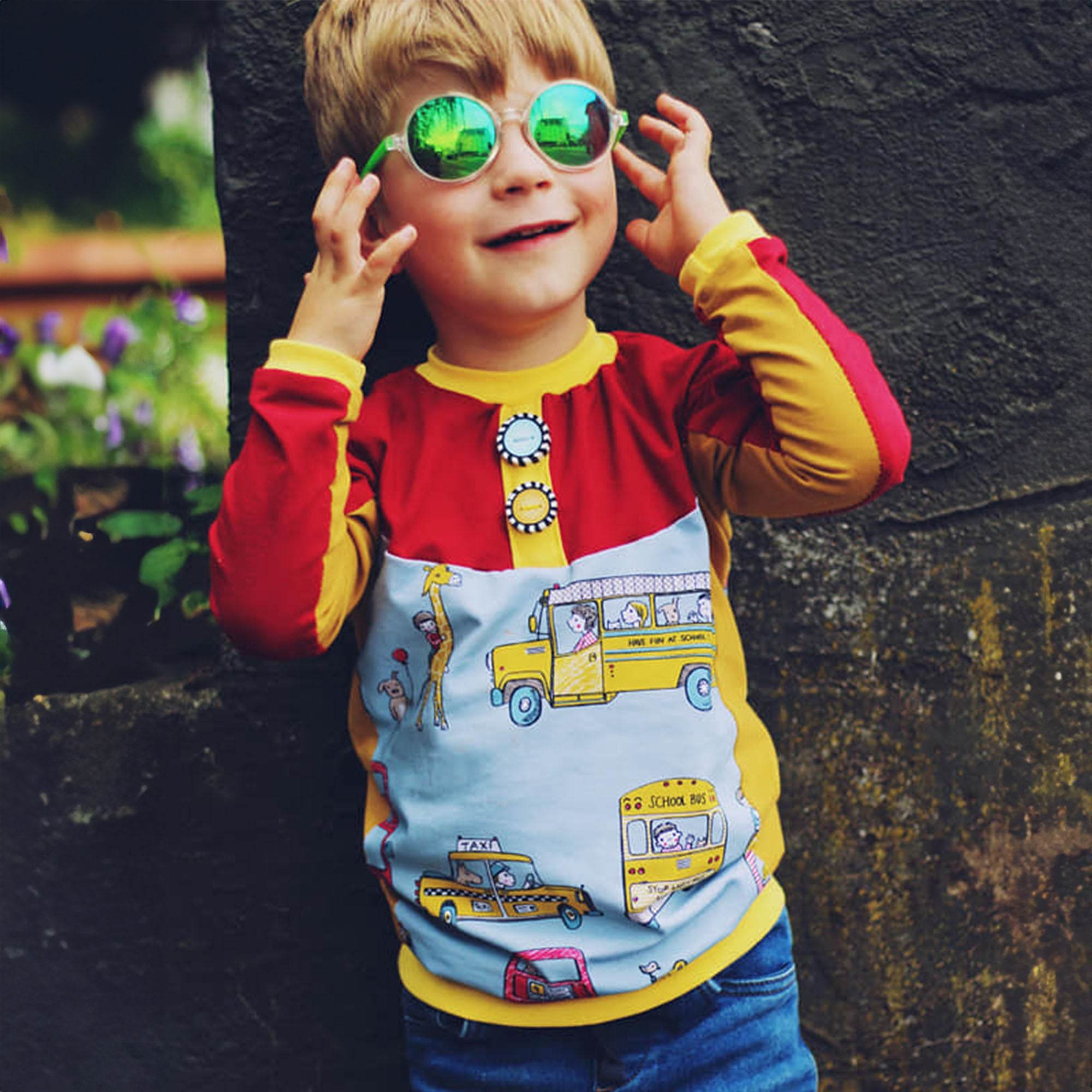 Schnittmuster Kindershirt Sari - Größe 80 - 164 - Sewando