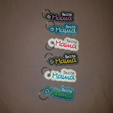 Stickdatei - Anhänger-Set "Beste Mama & Bester Papa"
