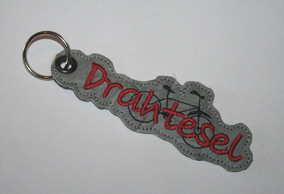 Stickdatei Schlüsselanhänger - Fahrrad & Drahtesel - Sewando