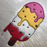 Stickdatei - Doodle-Applikation "Like ICE in the sunshine"
