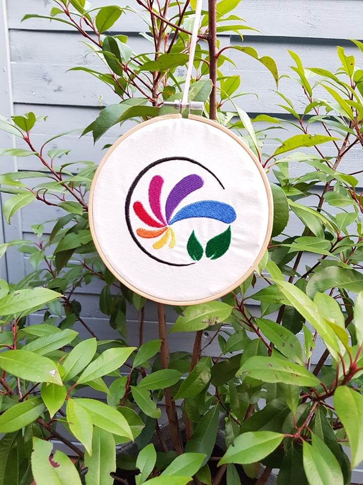 Stickdatei - Rainbow-Mix (10 Dateien) inkl. ITH-Untersetzer - Sewando