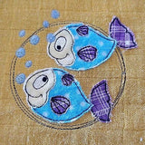 Stickdatei - Sternzeichen (Doodle-Applikation) 10x10 cm - Sewando