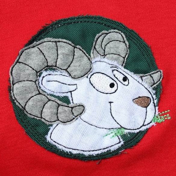 Stickdatei - Sternzeichen (Doodle-Applikation) 10x10 cm - Sewando